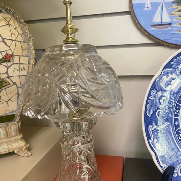 Vintage Crystal Lamp - Picture 2 of 2
